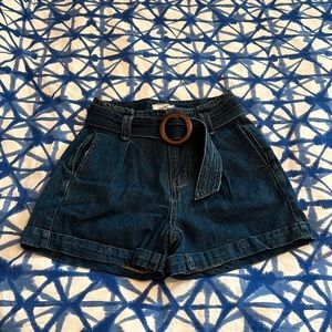 Rihoas Denim Short with Belt